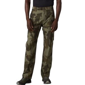 NWT Prana Men’s Stretch Zion Pant II in Rye Green Camo Size 31 x 30